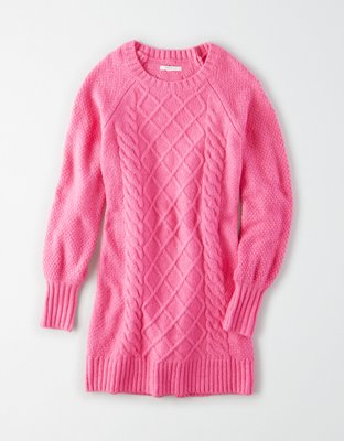 Женские платья American Eagle AE Cable Knit Sweater Dress — фото 3