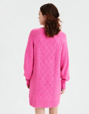 Женские платья American Eagle AE Cable Knit Sweater Dress — фото 2
