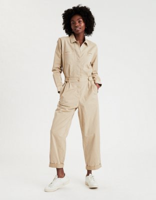 tan jumpsuit