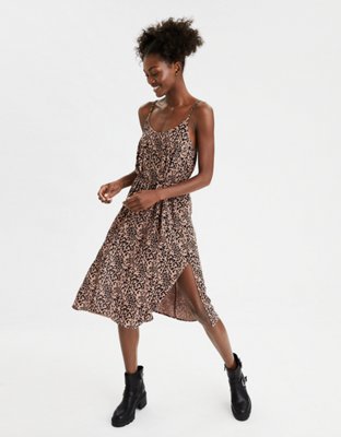 american eagle leopard dress