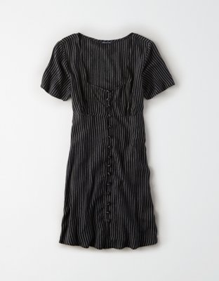 Женские платья American Eagle AE Striped Button Front Dress — фото 3
