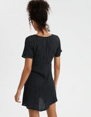 Женские платья American Eagle AE Striped Button Front Dress — фото 2