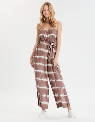 AE V-Neck Wide Leg Jumpsuit