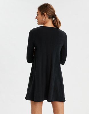 Женские платья American Eagle AE Long Sleeve Swing Dress — фото 2