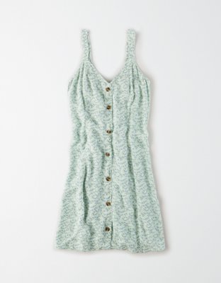 AE Button Front Corset Mini Dress