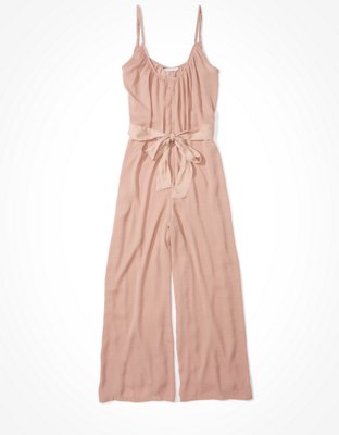 american eagle red jumpsuit