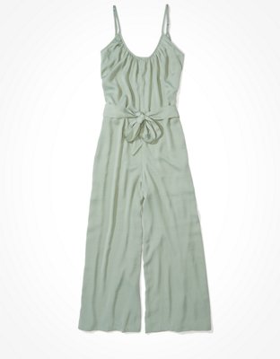 American Eagle AE Silky V-Neck Jumpsuit — фото 3