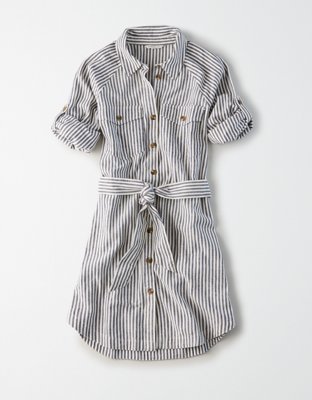 Женские платья American Eagle AE Long Sleeve Button Front Shirt Dress — фото 3