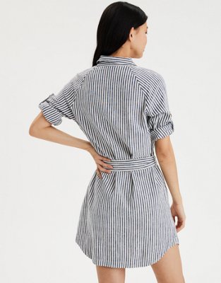Женские платья American Eagle AE Long Sleeve Button Front Shirt Dress — фото 2