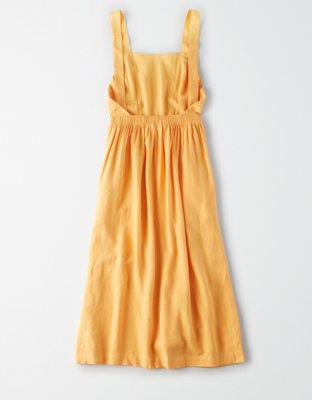 Женские платья American Eagle AE Square Neck Button Front Midi Dress — фото 4