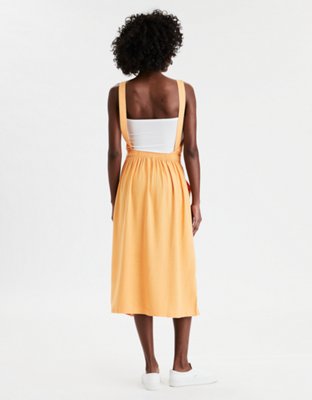 Женские платья American Eagle AE Square Neck Button Front Midi Dress — фото 2