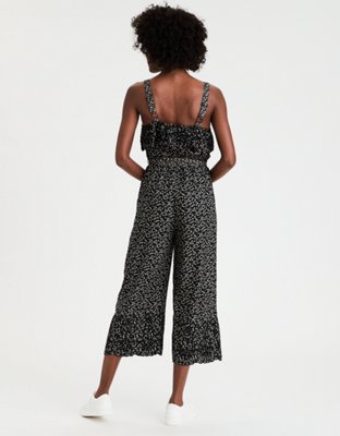 American Eagle AE Embroidered Wide Leg Jumpsuit — фото 2