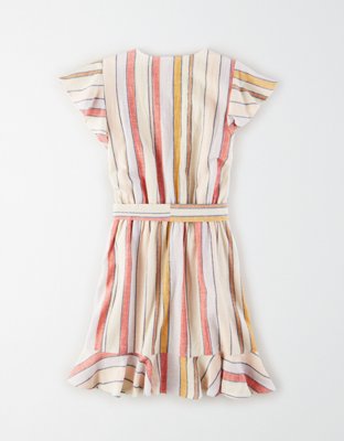 Женские платья American Eagle AE Tie Waist Wrap Dress — фото 4