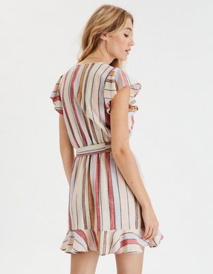 Женские платья American Eagle AE Tie Waist Wrap Dress — фото 2