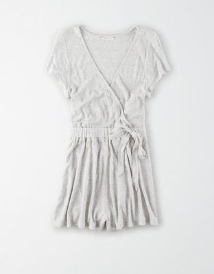 wrap romper dress