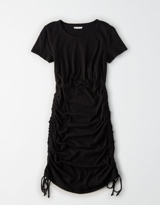 Женские платья American Eagle AE Ruched T-Shirt Dress — фото 3
