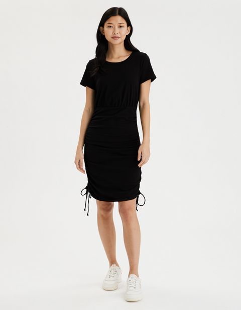 Женские платья American Eagle AE Ruched T-Shirt Dress