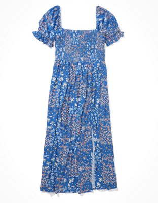 Женские платья American Eagle AE Smocked Square Neck Midi Dress — фото 3