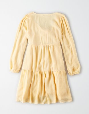Женские платья American Eagle AE Tie Front Babydoll Dress — фото 2