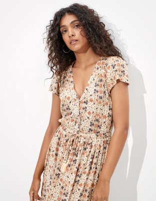 Женские платья American Eagle AE Lace Tiered Maxi Dress — фото 4