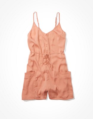 American Eagle AE Silky V-Neck Romper — фото 3