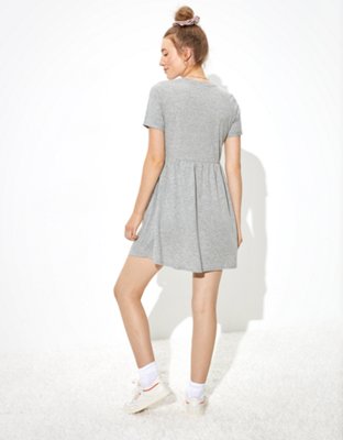 AE Crew Neck Babydoll Dress