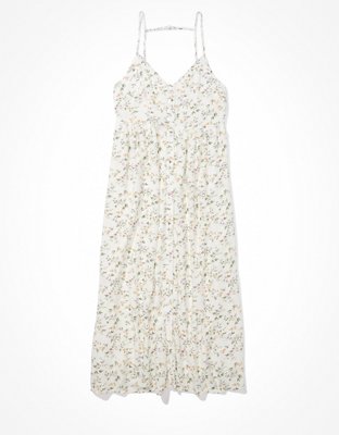 AE x The Ziegler Sisters Lace Slip Midi Dress