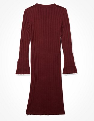 american eagle red dress