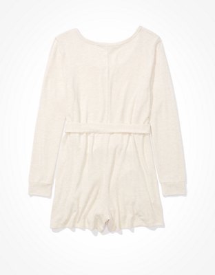 Женские комбинезоны American Eagle AE Plush Henley Romper — фото 4