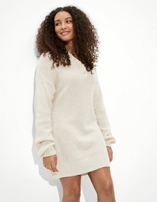 henley sweater dress