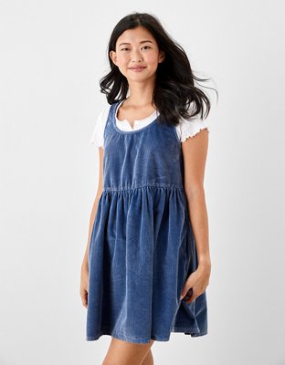 AE Corduroy Babydoll Mini Dress