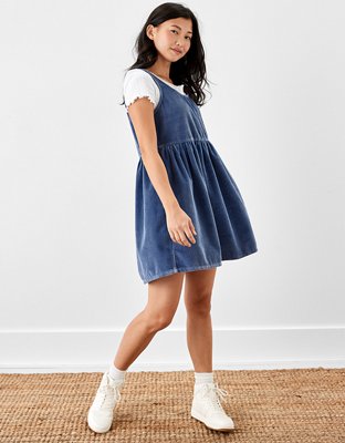 AE Corduroy Babydoll Mini Dress