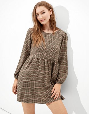 baby doll long sleeve dress