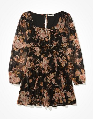 Женские платья American Eagle AE Smocked Waist Mini Dress — фото 3