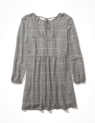 AE Plaid Babydoll Dress