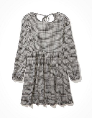 AE Plaid Babydoll Dress