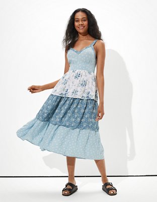 AE Tiered Midi Dress