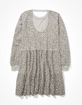 Женские платья American Eagle AE Fleece Open Back Babydoll Dress — фото 4