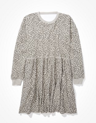 Женские платья American Eagle AE Fleece Open Back Babydoll Dress — фото 3