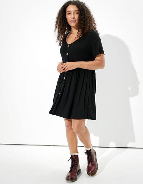 Женские платья American Eagle AE Button Up Babydoll Dress