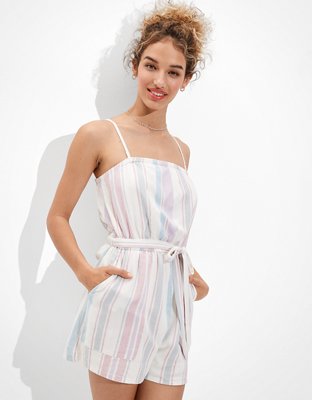 American Eagle AE Striped Tube Romper — фото 5