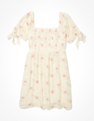 american eagle floral mini dress AE Tiered Babydoll Mini Dress