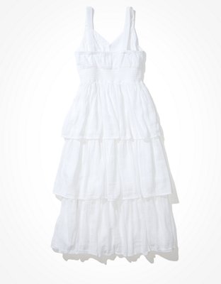 AE Tiered Midi Dress | American Eagle