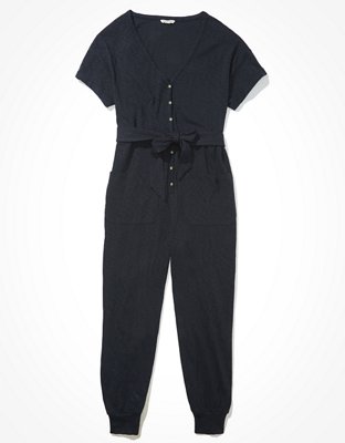 Женские комбинезоны American Eagle AE Henley Jumpsuit — фото 3