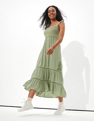 Ae tie 2025 front midi dress