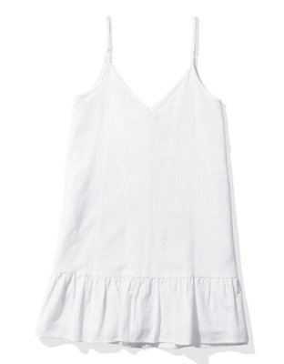 AE Button-Front Mini Dress