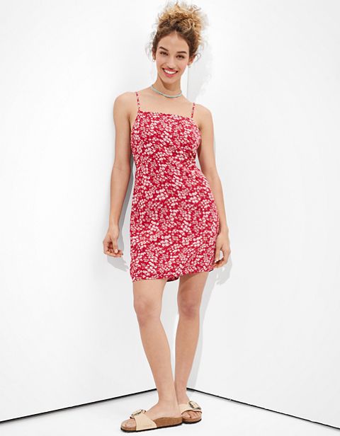 Женские платья American Eagle AE Floral Tie-Back Mini Dress