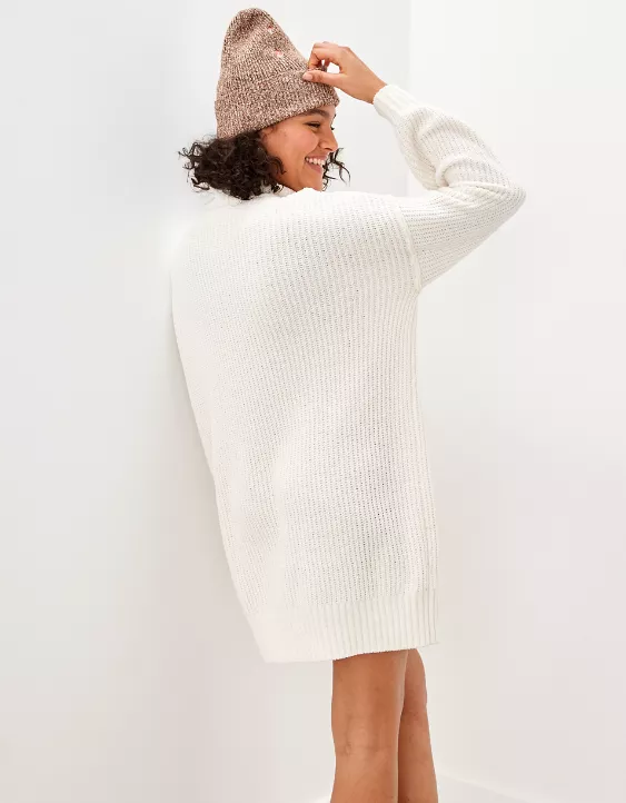 AE Mock Neck Sweater Mini Dress