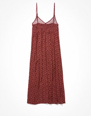 ae midi slip dress AE Leopard Midi Slip Dress