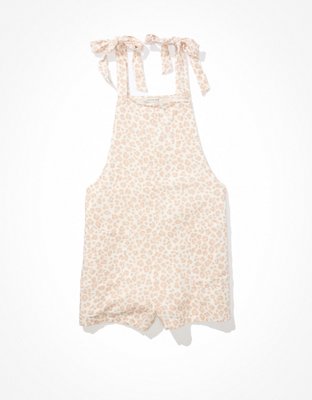 AE Leopard Overall Romper